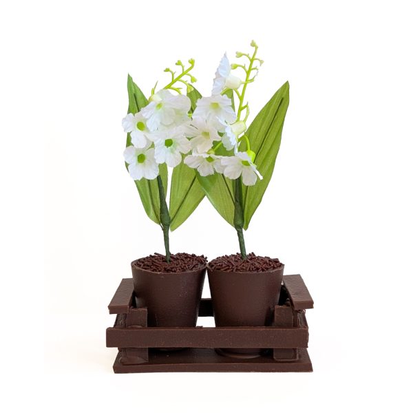 Basket of lilies of the valley