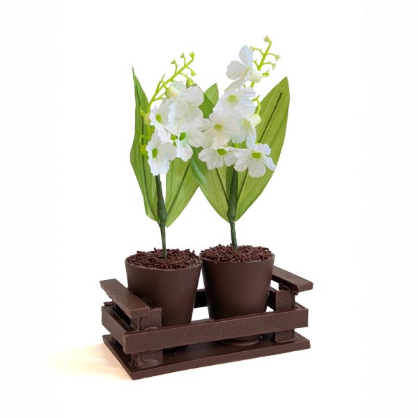 Basket of lilies of the valley - Image 2