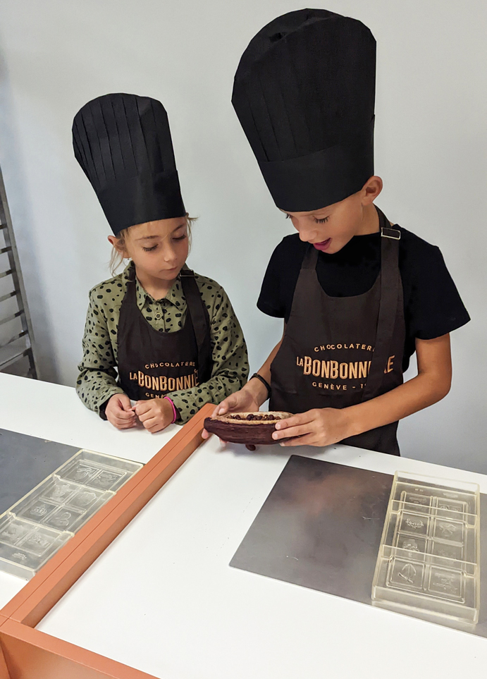 Atelier Chocolat Créatif - Enfants - La Bonbonnière Genève Chocolaterie
