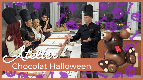 atelier chocolat à Genève Halloween